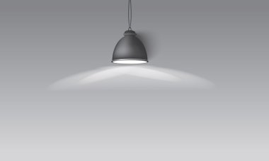 Lamba gri arka plan boşluk ile asılı