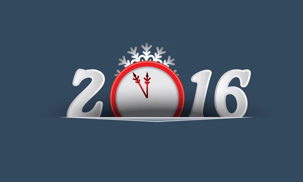 카드 디자인을 위한 새 해 복 많이 받으세요 2016 배경 — 스톡 벡터