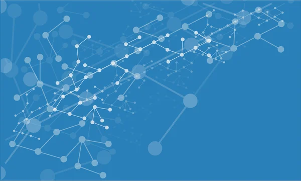 Soyut vektör arka plan tıbbi madde ve moleküller.