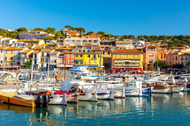 Cassis, Provence, Güney Fransa, Avrupa, Akdeniz manzarası