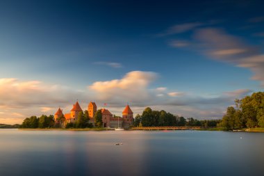 Eski kale. Trakai, Litvanya.