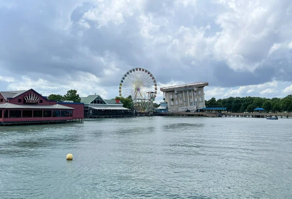 Myrtle Beach Usa September 2021 Uitzicht Het Meer Van Wonderworks — Stockfoto