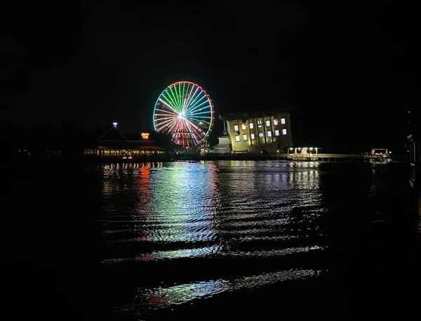 Myrtle Beach Estados Unidos Septiembre 2021 Vista Nocturna Atracción Wonderworks —  Fotos de Stock