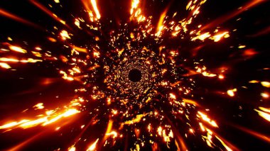 Parıldayan Ateş Patlaması Efekti arkaplanı