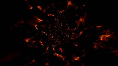 Grunge Stili Karanlıktaki Enerji Parçacıkları