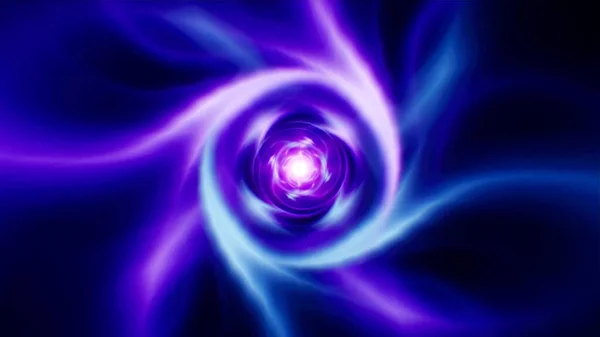 Abstract Glowing Spin Neon Energy — Stock Photo, Image