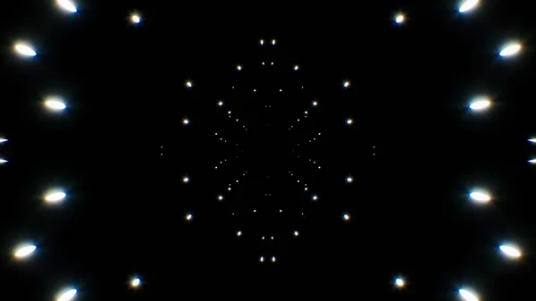 Symmetriska Glitter Light Partiklar Sprida Overlay Bakgrund — Stockfoto