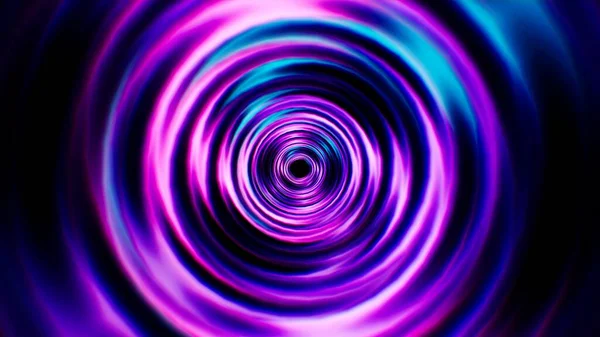 Leuchtender Neon Tornado Swirl Energy Effect Hintergrund — Stockfoto