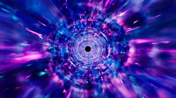 Parlayan Neon Boyutsal Enerji Patlaması Arkaplanı