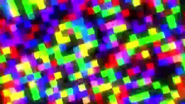 Dinamik görseller için canlı titreşimli renkli mozaik desen arkaplanı.