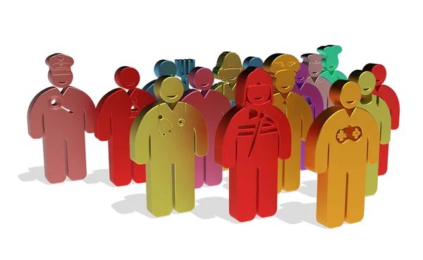 İnsanlar farklı meslek 1