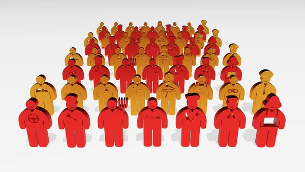 İnsanlar farklı meslek 2