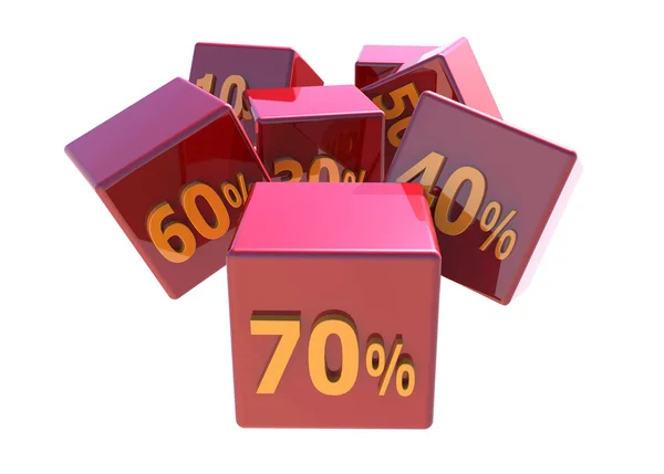 Yüzde, satış, küpleri reklam