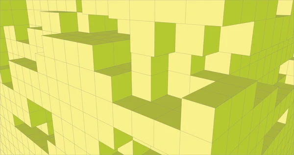 3D yeşil kutuları arka plan