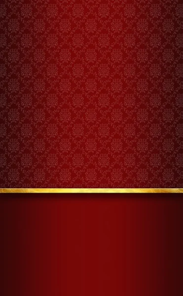 Altın ve kırmızı dekoratif ve şık arka plan