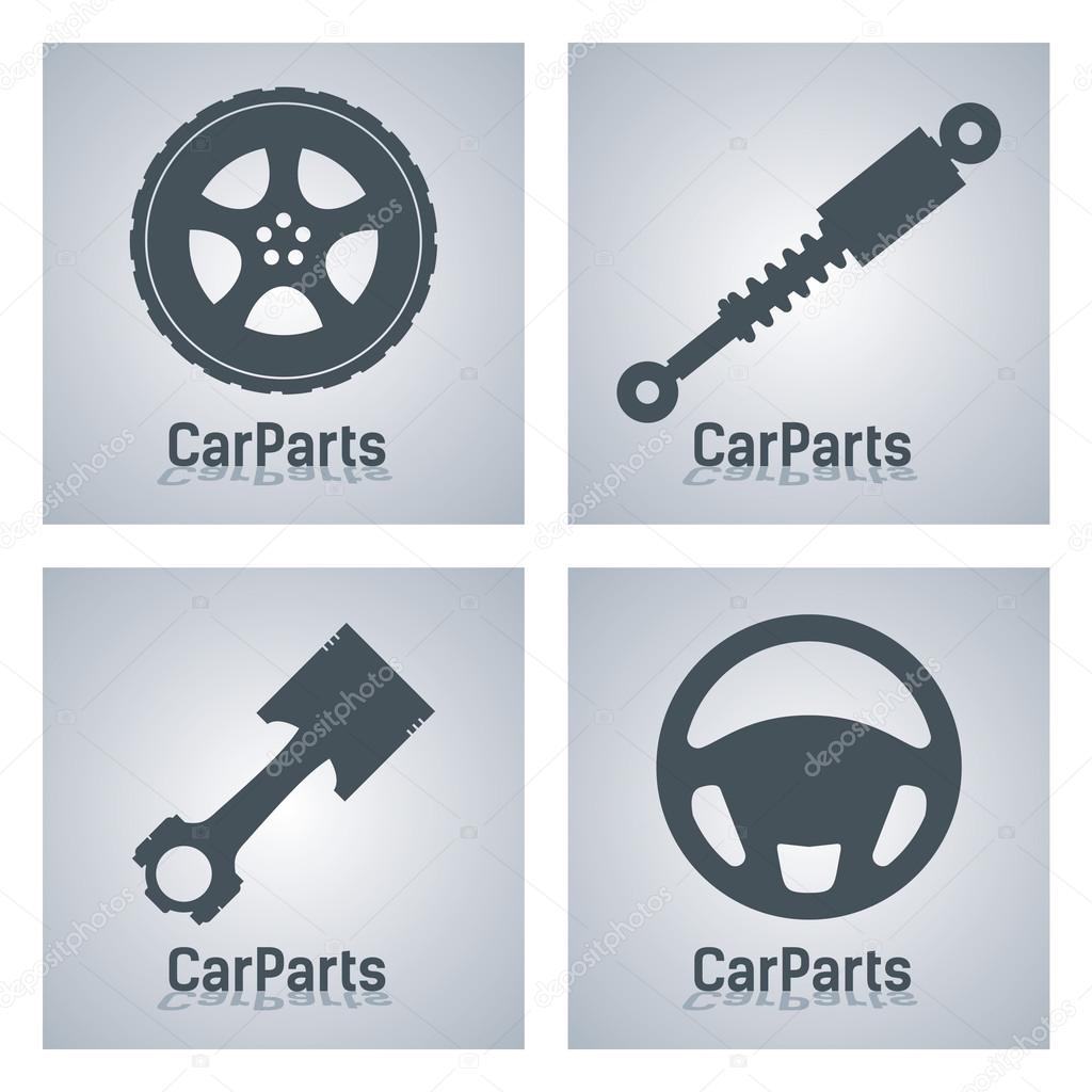 Signs of automotive auto parts