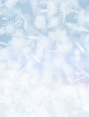 Noel kartı ile dekoratif kar tanesi