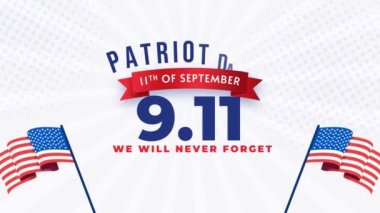 9.11 Vatanseverlik Günü İllüstrasyon Konsepti 