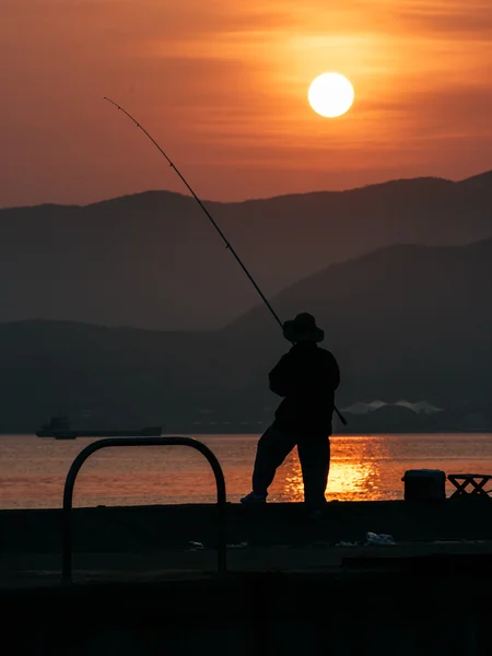 Egy ázsiai fisher Stock Fotó