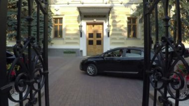 Moskova, Rusya - 5 Ekim 2015: Merkez Bankası, Rusya Federasyonu.