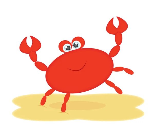 En söt krabba — Stockfoto