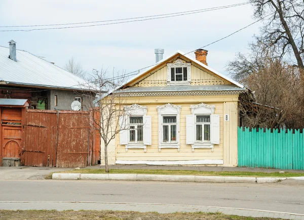 Casa di legno sulla strada Kazakova in Kolomna — Foto Stock