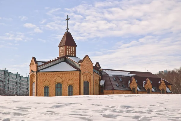 Église des baptistes évangéliques du Calvaire à Bibirevo — Photo