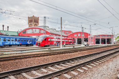 Depo İlyiç ad. Tren Es2-002 Stadler öp Rus (Aero) 