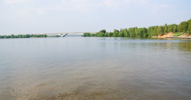 Klyazma rezervuar, banliyölerinde yaz manzara