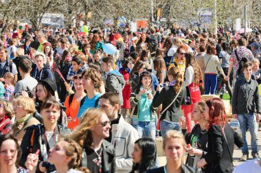 Sabun köpüğü parade