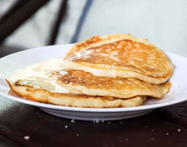 A plate of pancakes — Stock Photo, Image