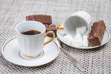 Kahve ve çikolata gözleme