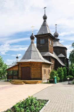 Ahşap Kilisesi, St Sergius Murom Holy Trinity manastırda, Radonezhsky