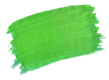 Yeşil renkli bir parçası