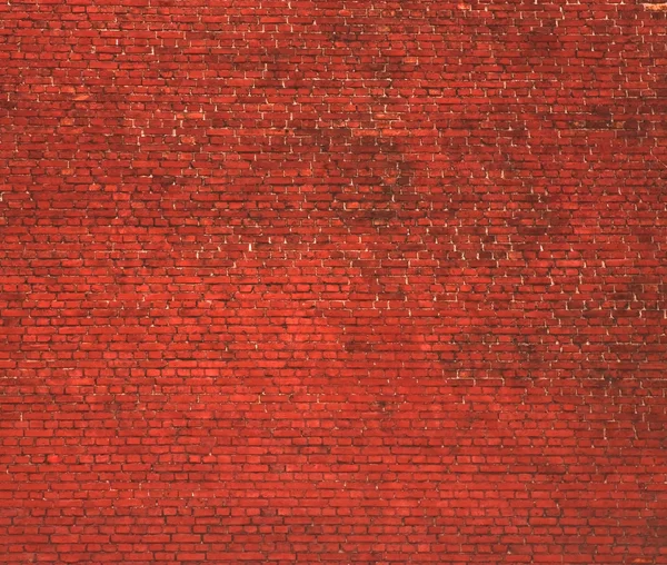 Красная кирпичная стена. Текстура — стоковое фото