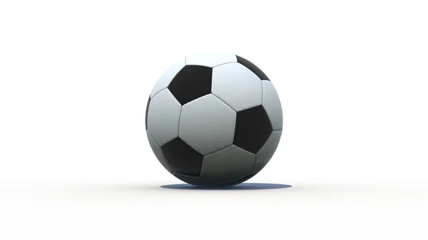 Fútbol balón de fútbol con sombra —  Fotos de Stock