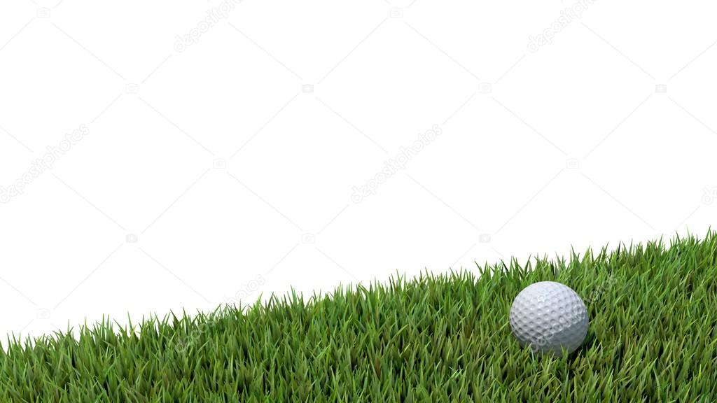 golf ball on green 02