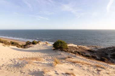 İspanya 'nın en uzun kıyı şeridi Huelva kıyısıdır. Matalascanas 'tan Ayamonte' ye. Uçurumlar, kumullar, çam ağaçları, yeşil bitkiler. İspanya 'nın en güzel plajlarından biri olarak kabul edilir.