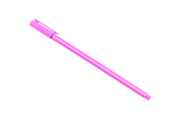 Pink marker isolated on a white background. — Stock Photo, Image