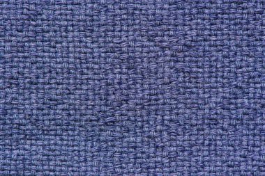 Arka plan için mavi kumaş dokusu. Keten kumaş arka plan.