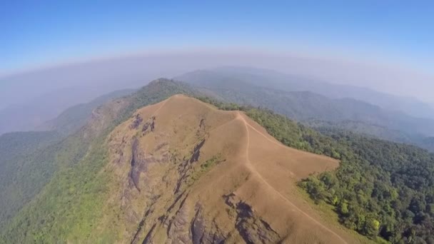 Aerial View - Doi Mon Jong at Northern of Thailand. — Stock Video