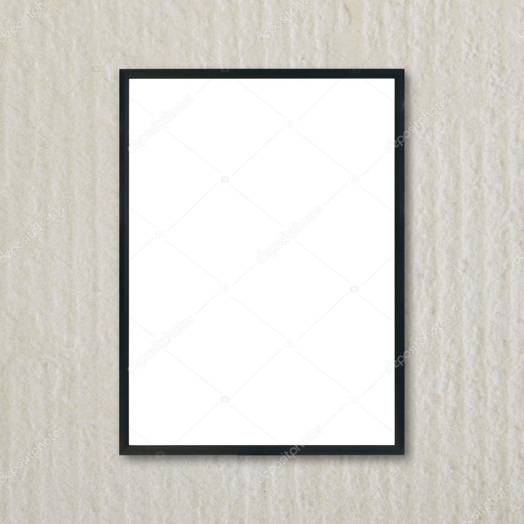 Download Mock Up Blank Frame Hanging On Wall In Room Stock Photo C Tirachard 115185872 PSD Mockup Templates