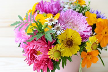 Çok renkli sonbahar buket