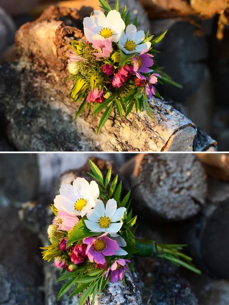 Pequeno buquê de flores — Fotografia de Stock