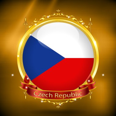 Altın Çek Cumhuriyeti bayrağı