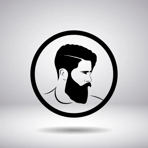 Estilo hipster de silueta de moda, ilustración vectorial — Vector de stock