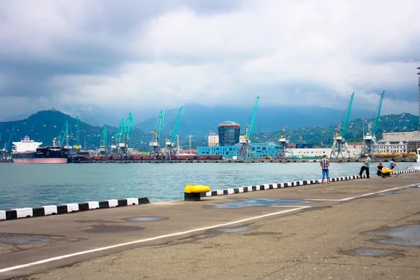 Port strandpromenaden i Georgien — Stockfoto