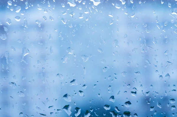 yağmur glassraindrops bir pencerede Güz