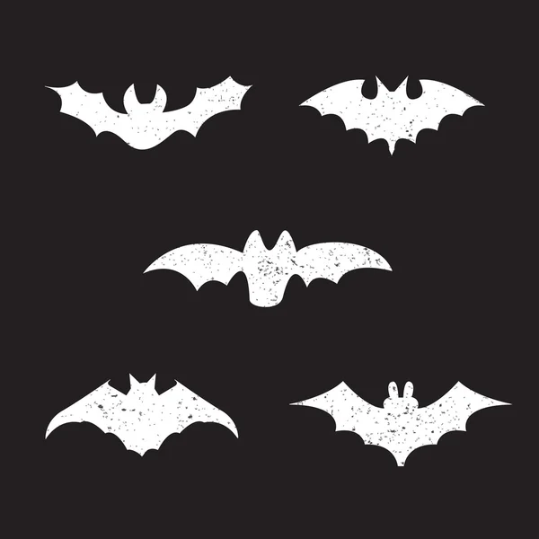 silhouettes of bats
