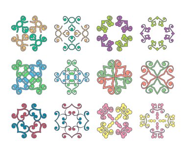 süslü tasarım öğeleri